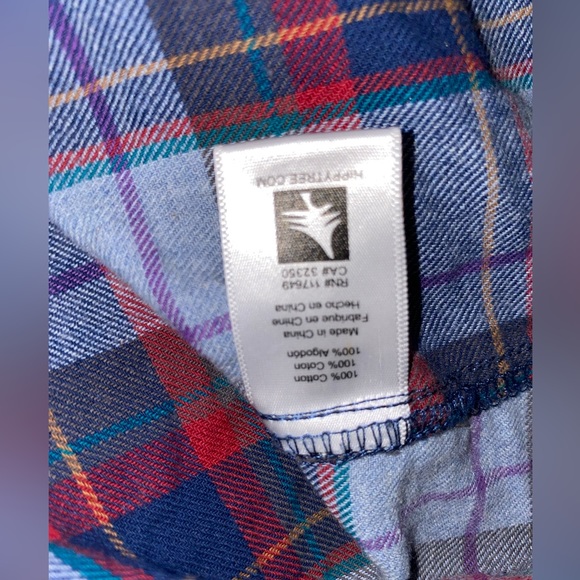 HIPPY TREE NOMAD DIVISION Flannel PLAID SHORT SLEEVE SHIRT MENS 2XLSURF&STONE - Picture 8 of 10